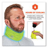 ergodyne® Chill-Its 6487 Cooling Performance Knit Multi-Band, Polyester/Spandex, One Size, Hi-Vis Lime, Ships in 1-3 Business Days (EGO42127) Each