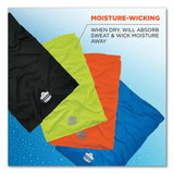ergodyne® Chill-Its 6487 Cooling Performance Knit Multi-Band, Polyester/Spandex, One Size, Hi-Vis Lime, Ships in 1-3 Business Days (EGO42127) Each