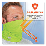 ergodyne® Chill-Its 6487 Cooling Performance Knit Multi-Band, Polyester/Spandex, One Size, Hi-Vis Lime, Ships in 1-3 Business Days (EGO42127) Each