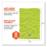 ergodyne® Chill-Its 6487 Cooling Performance Knit Multi-Band, Polyester/Spandex, One Size, Hi-Vis Lime, Ships in 1-3 Business Days (EGO42127) Each