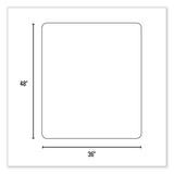 ES Robbins® TrendSetter Chair Mat for Medium Pile Carpet, 36 x 48, Driftwood, Ships in 4-6 Business Days (ESR119723) Each