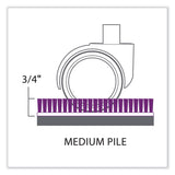 ES Robbins® EverLife Chair Mat for Medium Pile Carpet, 48 x 96, Clear, Ships in 4-6 Business Days (ESR122581) Each