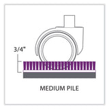 ES Robbins® EverLife Chair Mat for Medium Pile Carpet, 60 x 72, Clear, Ships in 4-6 Business Days (ESR122781) Each