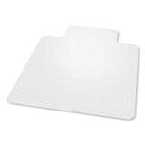 ES Robbins® EverLife Chair Mat for Extra High Pile Carpet with Lip, 36 x 48, Clear, Ships in 4-6 Business Days (ESR124083) Each