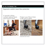ES Robbins® EverLife Chair Mat for Extra High Pile Carpet wih Lip, 45 x 53, Clear, Ships in 4-6 Business Days (ESR124183) Each