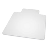 ES Robbins® EverLife Textured Chair Mat for Hard Floors with Lip, 36 x 48, Clear, Ships in 4-6 Business Days (ESR132033) Each