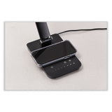 Safco® Vamp LED Wireless Charging Lamp, Multi-pivot Neck, 16.75" High, Black, Ships in 1-3 Business Days (SAF1009BL) Each