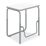 Safco® AlphaBetter 2.0 Height-Adjust Student Desk with Pendulum Bar, 27.75 x 19.75 x 22 to 30, Dry Erase, Ships in 1-3 Business Days (SAF1221DE) Each