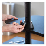 Safco® Stance Height-Adjustable Laptop Stand, 26.9 x 18 x 1.25 to 15.75, Black, Supports 15 lbs, Ships in 1-3 Business Days (SAF2180BL) Each