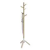 Safco® Resi Standing Coat Tree, 6 Hook, 17.25w x 17.25d x 69.5h, White, Ships in 1-3 Business Days (SAF4265WH) Each