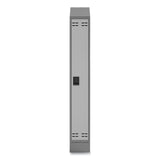 Safco® Single Sloped Metal Locker Hood Addition, 12w x 18d x 6h, Gray, Ships in 1-3 Business Days (SAF5516GR) Each