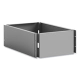 Safco® Single Continuous Metal Locker Base Addition, 11.7w x 16d x 5.75h, Gray, Ships in 1-3 Business Days (SAF5519GR) Each