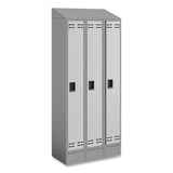 Safco® Triple Continuous Metal Locker Base Addition, 35w x 16d x 5.75h, Gray, Ships in 1-3 Business Days (SAF5520GR) Each
