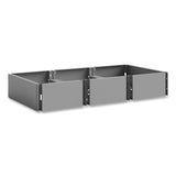 Safco® Triple Continuous Metal Locker Base Addition, 35w x 16d x 5.75h, Gray, Ships in 1-3 Business Days (SAF5520GR) Each