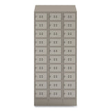 Safco® Triple Continuous Metal Locker Base Addition, 35w x 16d x 5.75h, Tan, Ships in 1-3 Business Days (SAF5520TN) Each