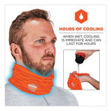 ergodyne® Chill-Its 6487 Cooling Performance Knit Multi-Band, Polyester/Spandex, One Size, Hi-Vis Orange, Ships in 1-3 Business Days (EGO42128) Each