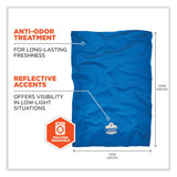 ergodyne® Chill-Its 6487 Cooling Performance Knit Multi-Band, Polyester/Spandex, One Size Fits Most, Blue, Ships in 1-3 Business Days (EGO42129) Each