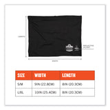 ergodyne® Chill-Its 6489 2-Layer Cooling Performance Knit Multi-Band, Polyester/Spandex, Small/Med, Black, Ships in 1-3 Business Days (EGO42142) Each