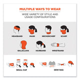 ergodyne® Chill-Its 6485 Multi-Band, Polyester, One Size Fits Most, Red Buffalo Plaid, Ships in 1-3 Business Days (EGO42210) Each