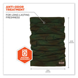 ergodyne® Chill-Its 6485 Multi-Band, Polyester, One Size Fits Most, Green Buffalo Plaid, Ships in 1-3 Business Days (EGO42212) Each