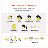 ergodyne® Chill-Its 6487R Reflective Cooling Multi-Band, Polyester/Spandex, One Size Fits Most, Hi-Vis Lime, Ships in 1-3 Business Days (EGO42130) Each