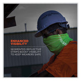 ergodyne® Chill-Its 6487R Reflective Cooling Multi-Band, Polyester/Spandex, One Size Fits Most, Hi-Vis Lime, Ships in 1-3 Business Days (EGO42130) Each