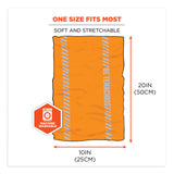 ergodyne® Chill-Its 6487R Reflective Cooling Multi-Band, Polyester/Spandex, One Size Fit Most, HiVis Orange, Ships in 1-3 Business Days (EGO42131) Each