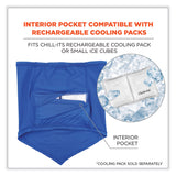 ergodyne® Chill-Its 6483 Cooling Neck Gaiter Bandana Pocket, Polyester/Spandex, Small/Medium, Blue, Ships in 1-3 Business Days (EGO42133) Each