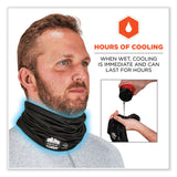 ergodyne® Chill-Its 6489 2-Layer Cooling Performance Knit Multi-Band, Polyester/Spandex, Small/Med, Black, Ships in 1-3 Business Days (EGO42142) Each