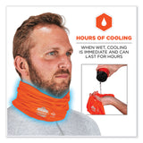 ergodyne® Chill-Its 6489 2-Layer Cooling Performance Knit Multi-Band, Polyester/Spandex, S/M, Hi-Vis Orange, Ships in 1-3 Business Days (EGO42146) Each