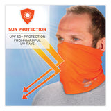 ergodyne® Chill-Its 6489 2-Layer Cooling Performance Knit Multi-Band, Polyester/Spandex, L/XL, HiVis Orange, Ships in 1-3 Business Days (EGO42147) Each