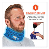 ergodyne® Chill-Its 6489 2-Layer Cooling Performance Knit Multi-Band, Polyester/Spandex, Small/Medium, Blue, Ships in 1-3 Business Days (EGO42148) Each