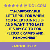 Midol® Cramp Relief 650 mg Strength Capsule 20 per Bottle (1229968_BT) 1/BT