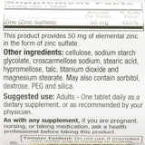 Geri-Care® Mineral Supplement Zinc Sulfate 50 mg Strength Tablet 60 per Bottle (852555_CS) 12/CS