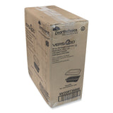 Pactiv Evergreen EarthChoice Versa2Go Microwaveable Container, 36 oz, 8.4 x 5.6 x 2, Black/Clear, Plastic, 150/Carton (PCTNV2GRT3688B) Case of 150