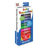 The Pencil Grip™ Kwik Stick Tempera Paint, 3.5", Assorted Colors, 12/Pack (TPG602) Pack of 12