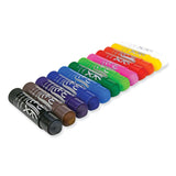The Pencil Grip™ Kwik Stick Tempera Paint, 3.5", Assorted Colors, 12/Pack (TPG602) Pack of 12