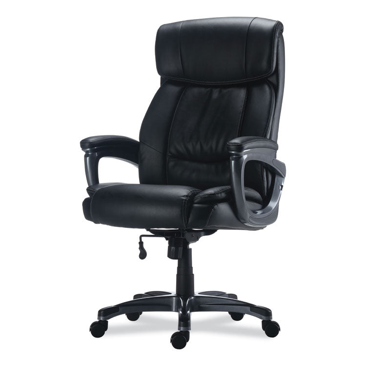 Alera® Alera Egino Big and Tall Chair, Supports Up to 400 lb, Black Seat/Back, Black Base (ALEEG44B19)