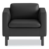 HON® Parkwyn Series Club Chair, 33" x 26.75" x 29", Black Seat, Black Back, Black Base (HONVP3LCHRBLK) Each