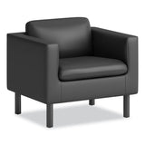 HON® Parkwyn Series Club Chair, 33" x 26.75" x 29", Black Seat, Black Back, Black Base (HONVP3LCHRBLK) Each