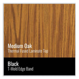 Correll® Height-Adjustable Activity Tables, Rectangular, 48w x 24d x 10h, Medium Oak, 4/Pallet, Ships in 4-6 Business Days (CRL2448TF06954P) Each