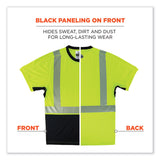 ergodyne® GloWear 8283BK Class 2 Lightweight Performance Hi-Vis T-Shirt, Polyester, Small, Lime, Ships in 1-3 Business Days (EGO23502) Each