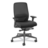 HON® Nucleus Series Recharge Task Chair, Supports Up to 300 lb, 16.63 to 21.13 Seat Height, Black Seat/Back, Black Base (HONNR12SAMC10BT) Each