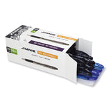 Zebra® Jimnie Gel Pen Value Pack, Stick, Medium 0.7 mm, Black Ink, Clear/Black Barrel, 24/Box (ZEB14410) Box of 24