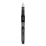 Zebra® Fountain Pen, Fine 0.6 mm, Black Ink, Black/Gray Barrel, 12/Pack (ZEB48310) 1 Dozen