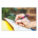 Zebra® Fountain Pen, Fine 0.6 mm, Black Ink, Black/Gray Barrel, 12/Pack (ZEB48310) 1 Dozen