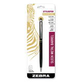 Zebra® StylusPen Twist Ballpoint Pen/Stylus, Black (ZEB33111) Each