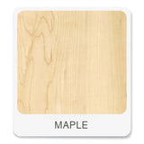 Diversified Woodcrafts Classroom Science Table, 60w x 24d x 30h, Black Epoxy Resin Top, Maple Base (DVWP7606M30N) Each