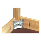 Diversified Woodcrafts Classroom Science Table, 72w x 30d x 30h, Black ChemGuard High Pressure Laminate (HPL) Top, Oak Base (DVWP7152BK30N) Each