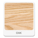 Diversified Woodcrafts Classroom Book Compartment Science Table, 54w x 24d x 30h, Black High Pressure Laminate (HPL) Top, Oak Base (DVWC720LBBK30N) Each